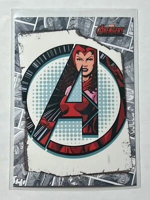 2023 Finding Unicorn Marvel Avengers 60 Years Scarlet Witch AS-40 Sticker - Image 1 of 2