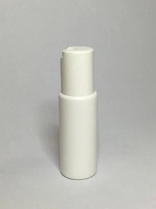 Empty 30ml Cylindrical Bottles With White Disc Top Cap *ANY AMOUNT* - Picture 1 of 3
