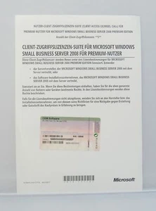 5 User / Benutzer CAL für MS Windows SBS Small Business Server 2008 Premium - Bild 1 von 1