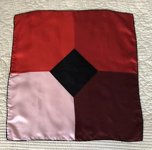 Bufanda cuadrada vintage de seda fina Ashear 19 "x 19" multicolor nueva sin etiquetas - Imagen 1 de 8