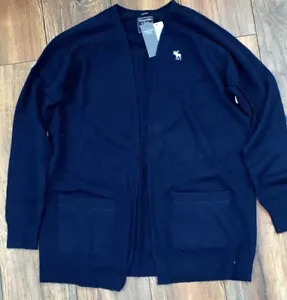 Cárdigan cachemira para hombre Abercrombie, azul marino - XL - Imagen 1 de 1