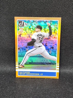 2019 Panini Donruss #248 Ryan Meisinger RC ORANGE FOIL PARALLEL (O2) - Image 1 of 2