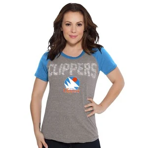 Touch by Alyssa Milano NBA San Diego Clippers Conference Tee, X-Large, Heather - Bild 1 von 1