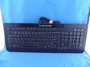Alienware Multimedia Slim Gaming Keyboard USB USA QWERTY SK-8165 - Picture 1 of 4