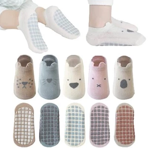 Baby Non-Skid Socks With Grips - Toddler Newborn Infant Anti-Slip Unisex Girl... - Picture 1 of 7