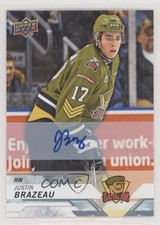 2018-19 Upper Deck CHL Auto Justin Brazeau #60 Auto