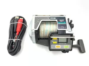 RYOBI AD Dendou 101 POWERⅡElectric Reel big game Trolling Fishing EXCELLENT 3616 - Picture 1 of 13