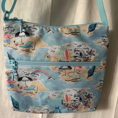 Bolso Bandolera Vera Bradley Lighten Up Hipster Beach Treasures Usado en Excelente Condición Foto 1 de 4