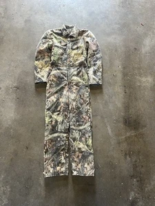 Vintage 90s Red Head Real Tree Camo Coveralls - Picture 1 of 5