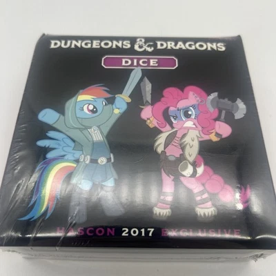 NEW My Little Pony D&D Dice Set - Hascon Exclusive - Rare MLP Crossover 2017 - Image 1 of 4