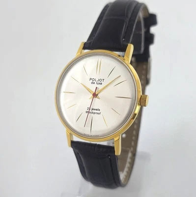 Reloj Pulsera Vintage URSS Poljot De LUXE Ultra DELINGADO 23 Joyas Soviético 2209 Foto 1 de 4