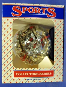 Vintage Sports Collector's Series Atlanta Falcons NFL Glas Ornament mit Box - Bild 1 von 8