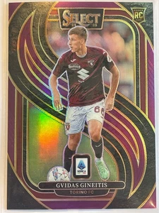 2024-25 Panini Select Serie A Gvidas Gineitis RC Purple /49 - Bild 1 von 2
