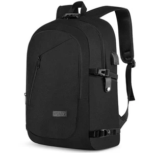 17.3" Laptop Backpack with USB Charging, Water-Resistant Anti-Theft Business Bag - Picture 1 of 6