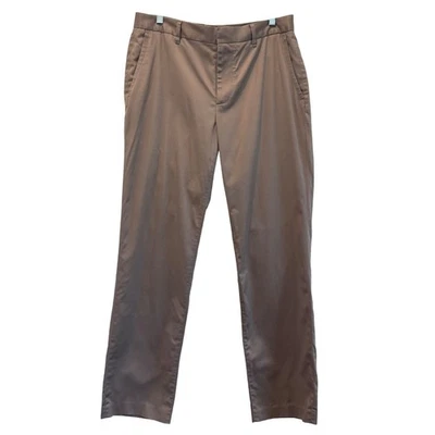 Pantalones de vestir Bonobos para hombre de pierna recta talla 33/32 color caqui tostado bordado miércoles Foto 1 de 4