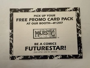 majestic BE A FUTURESTAR promo card 1993 RARE c1 - Picture 1 of 4