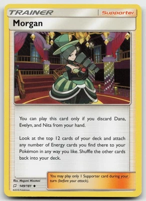 Pokemon Morgan Uncommon SM - Team Up 149/181 LP - Image 1 of 2