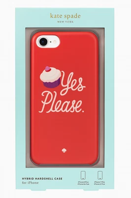 Funda rígida híbrida Kate Spade iPhone 6/6s Plus Cupcake Sí, por favor Caja nueva en caja Foto 1 de 2