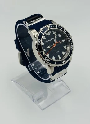 Reloj de pulsera Tommy Bahama acero goma esfera azul cuarzo para hombre TB00101-01 Foto 1 de 4