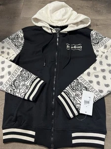 Dogg Supply Zip Front Varsity Hoodie Size XS New - Picture 1 of 6
