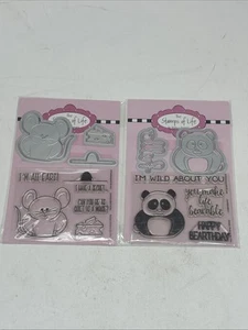 The Stamps Of Life Mouse Pudgie 2 Stamp And Panda Pudgie 11 - Imagen 1 de 5