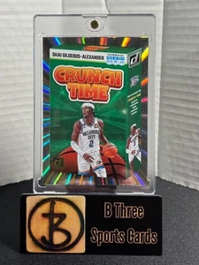 SHAI GILGEOUS-ALEXANDER 2023-24 Donruss #13 Crunch Time Holo Laser /99 OKC A1144 - Picture 1 of 5