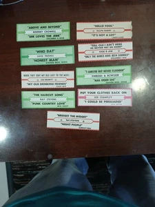 9 tiras de título jukebox títulos humorísticos o canciones - Imagen 1 de 1