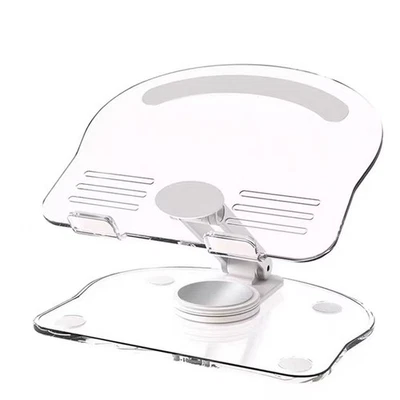 Soporte Acrílico para Tableta con Base Giratoria Plegable Ajustable Soporte para Tableta Foto 1 de 4