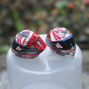 New Miniature motorcycle helmet 1:12 scale collectible handmade price for 1 pc - Picture 1 of 2