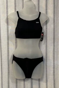 TYR Solid Durafast One Diamondback Workout Bikini Swimsuit Set S (4/6) - Picture 1 of 8