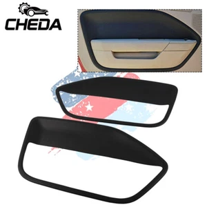 Fit For Ford Mustang 2005 - 2009 Pair Interior Door Panel Insert Hard Cover - Picture 1 of 12