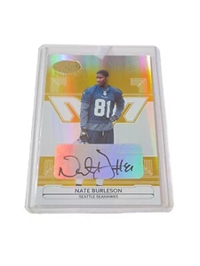 2006 Leaf Certified Materials #d /15 Nate Burleson #83 Rookie Auto RC Seahawks  - Picture 1 of 5
