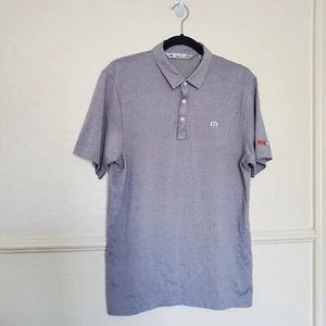 Polo golf Travis Mathew Performance grigia uomo taglia M righe fini - Foto 1 di 18