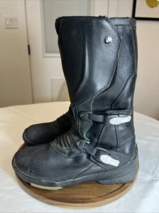 BMW GRAVEL GORETEX LEATHER ADVENTURE MOTORRAD MOTORCYCLE BOOTS US 9 / EU 42 - Picture 1 of 17