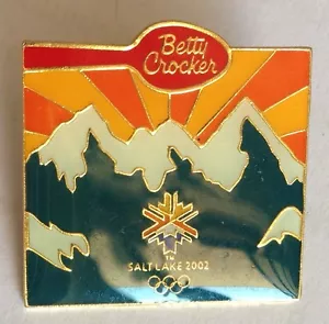 Betty Crocker Salt Lake City 2002 Olympic Pin Badge Rare Advertising Vintage(F1) - Bild 1 von 2