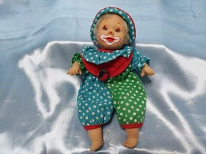 VINTAGE MY PAL PALM BEAN BAG KIDS EXPRESSIONS CLOWN DOLL GI GO TOYS 8" - Picture 1 of 14