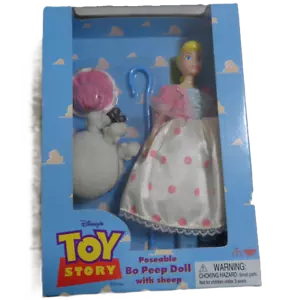 Muñeca Disney Toy Story Bo Beep con Sheep Thinkway retro vintage de Japón con caja - Imagen 1 de 10