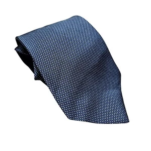 Tommy Hilfiger Navy Blue Micro Dot Silk Mens Tie Made In USA Minimalist Career - Picture 1 of 6