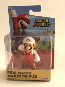 Jakks Fire Mario Figur NEU "2.5" Super Mario Brothers World Of Nintendo - Bild 1 von 1