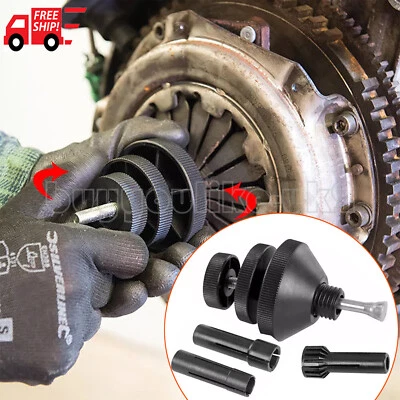 SANHESHUN Universal Single Plate Car Van Clutch Alignment Kit Aligning Tool With 3 Collets