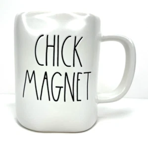 Rae Dunn Artisan Collection by Magenta Coffee Mug Chick Magnet Pink Inside - Picture 1 of 9