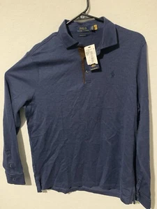 Polo Ralph Lauren Men's Custom Slim Fit Jersey Popover Shirt Sz Large New - Picture 1 of 4