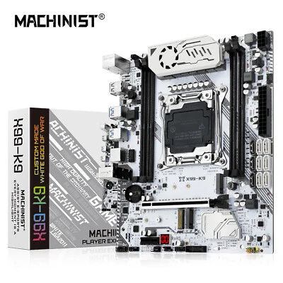 MACHINIST X99 K9 Motherboard LGA 2011-3 DDR4 RAM WIFI NVME M.2 for E5 V3 &V4 CPU - Image 1 of 4