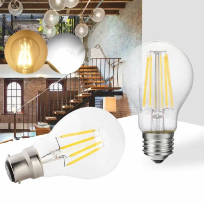 G45 LED Bulb Filament Light E27 B22 E14 LED Lamp Replace 20w 40w Incandescent GL - Image 1 of 4