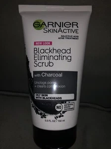 Garnier Skin Active Charcoal Blackhead Acne Eliminating Scrub 5 fl. oz - New - Picture 1 of 2