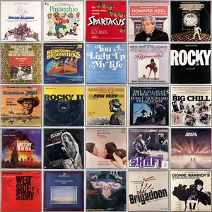 60s 70s 80s Vintage Movie SOUNDTRACKS Vinyl LP Records Photos of Actual Records* - Picture 1 of 53