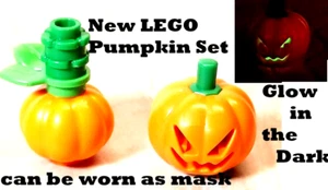 New LEGO Pumpkin Set Pumpkins Glow Head Mask Fruit Halloween Vegetable Standard - Picture 1 of 1