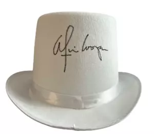 Sombrero de copa blanco firmado por Alice Cooper (Beckett) - Imagen 1 de 3