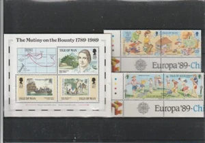 ISLE OF MAN LOT BLOCS NEUFS 1989 ETAT EXCELLENT - Imagen 1 de 1