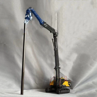 MOTORART 1: 50 比例模型沃尔沃 EC480E 桩式驾驶机械蓝色系列 — 第 1/3 张图片